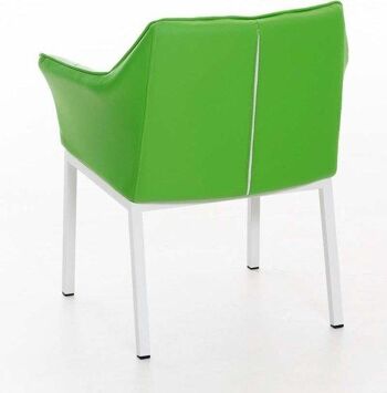 Chaise de salle à manger - Vert - Moderne - Cuir artificiel , SKU1485 2