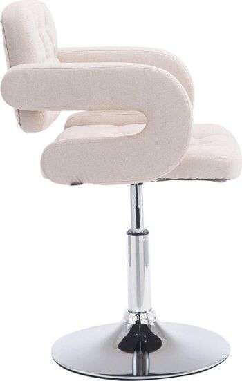 Chaise - Tissu - Beige - Moderne - Confortable, SKU1510 2
