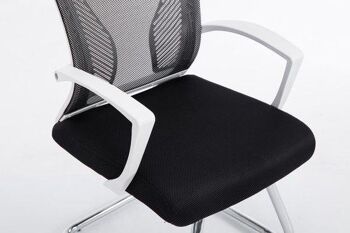 Chaise visiteur - Confortable - Moderne - Noir , SKU1561 2