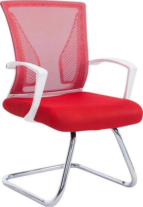 Bezoekersstoel - Comfortabel - Modern - Rood , SKU1567