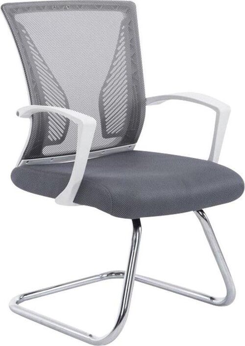 Bezoekersstoel - Comfortabel - Modern - Grijs , SKU1568