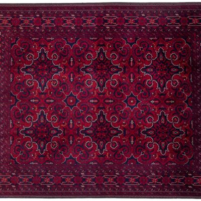Afghan Belgique Khal Mohammadi 193x150 Handgeknüpft Teppich 150x190 Braun Geometrisch