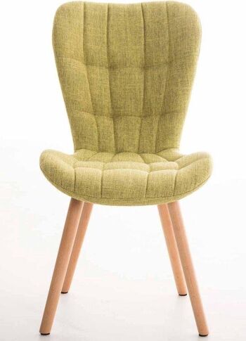 Chaise de salle à manger - Moderne - Confortable - Tissu - Vert clair, SKU1605 2