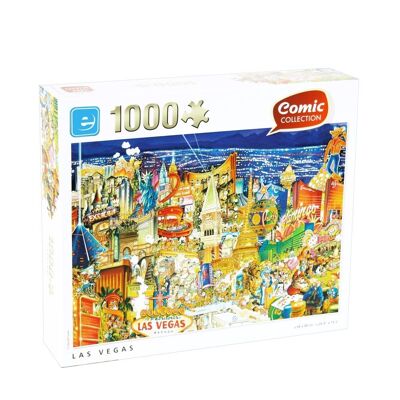 Puzzle 1000 pezzi Comic Las Vegas