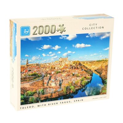 Puzzle 2000 piezas Toledo com rio Tejo, España