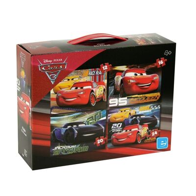 Puzzles Disney Cars 3, 4 in 1, 12,16,20,24 Teile