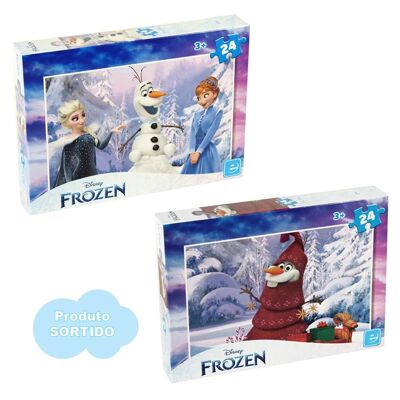 Puzzle Frozen Natal 24 Pz