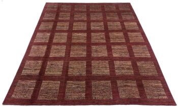 Tapis Afghan Modern Chobi Ziegler 283x243 noué main 240x280 carré rouge 2