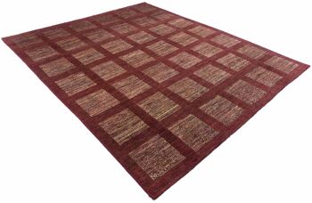 Tapis Afghan Modern Chobi Ziegler 283x243 noué main 240x280 carré rouge 3