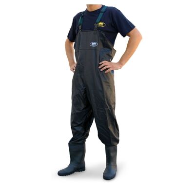 Lineaeffe PVC Chest Waders Sizes 7 8 9 10 11 Carp Coarse Fly Fishing Tackle - 43/9