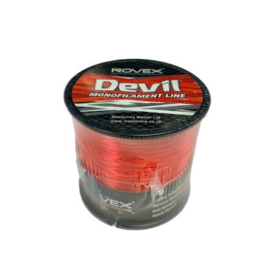 Rovex Devil Monofilament Line - 40lb 340m - Red