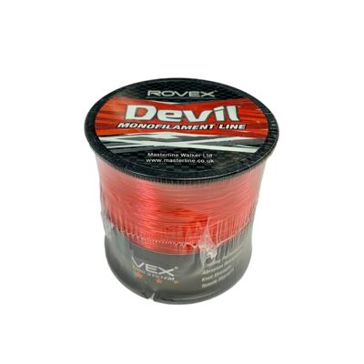 Rovex Devil Monofilament Line - 18lb 880m - Red