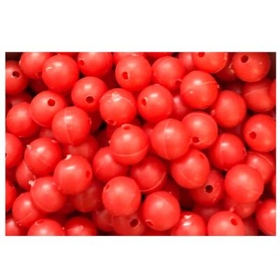 RIG MAKING BEADS (8MM 1000 PACK) SEA GAME COARSE FLOAT FISHING (Range of colours) - Red