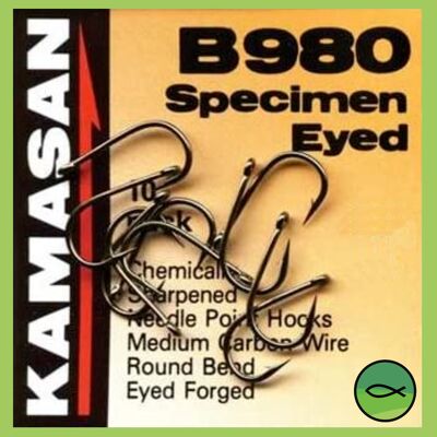 Kamasan Specimen B980 Barbed Hooks - 14