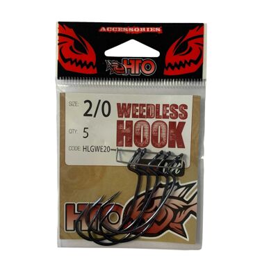 HTO Weedless Hook - 2/0