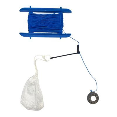 BZS Crab Line With Bag, Boom And Weight (Child Safety, No Hook) - Medium