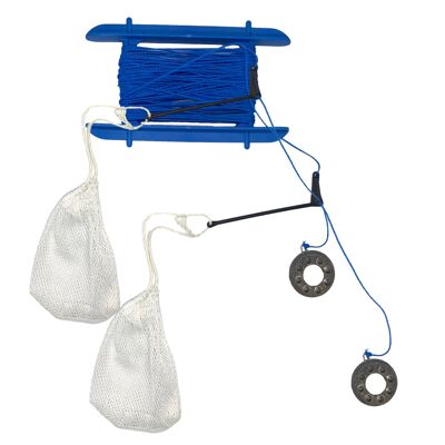 BZS Crab Line With Bag, Boom And Weight (Child Safety, No Hook) - Large