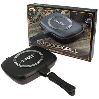 NGT Outdoor Grill Convenient Multi-Pan Design - Camping and Cooking