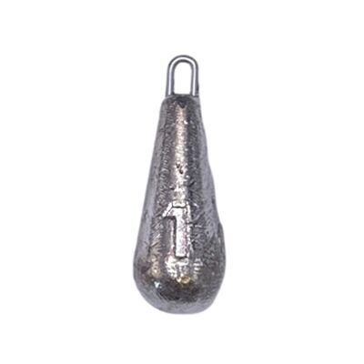 BZS SEA Fishing Weights Pear Lead Style Pack of 10 - 1oz
