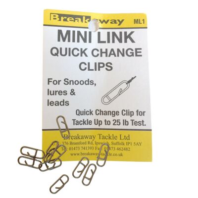 Breakaway Mini Link Quick Change Clips