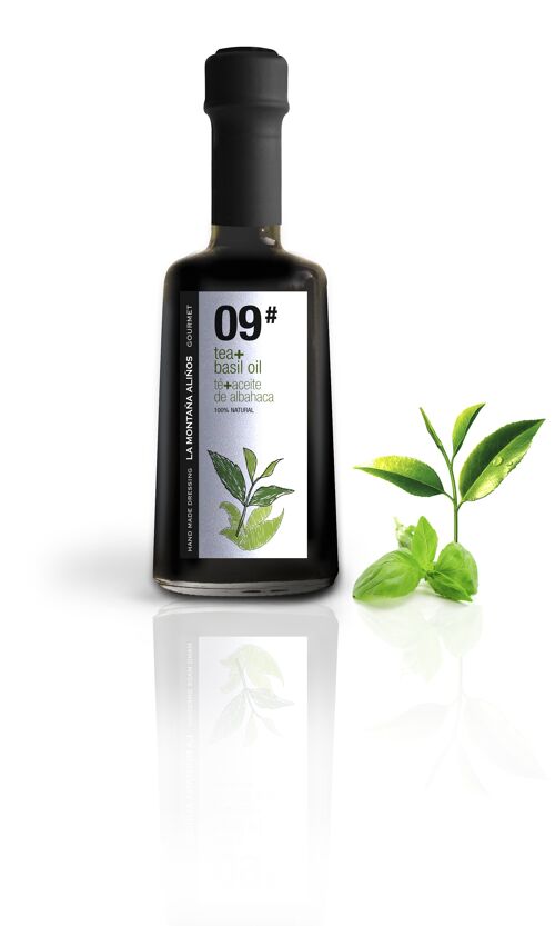 09 Aliño de té + aceite de oliva de albahaca