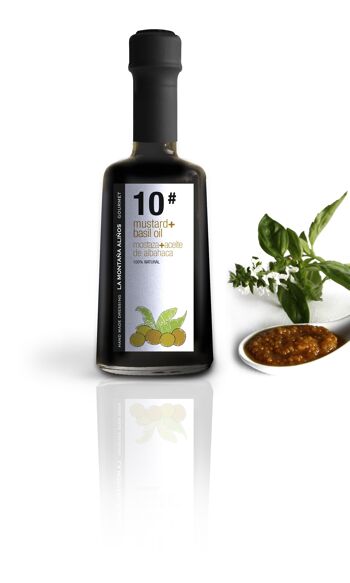 10 vinaigrette moutarde + huile d'olive basilic 1