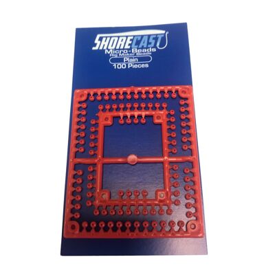Shorecast Micro Beads 100 Pieces - Red