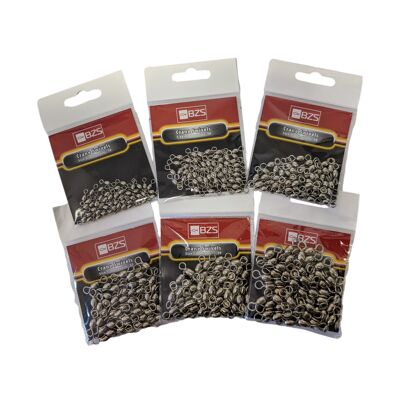 Pack of 50 Rolling Crane swivel available in size 6,4,2,1,1/0,2/0 sea fishing - Size 1/0