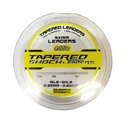 Asso Tapered Line - Clear - 15lb-50lb