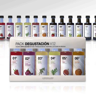 Pack dégustation de vinaigrettes gourmandes x 12