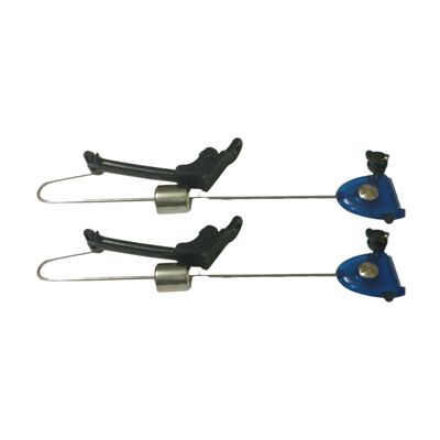 Carp fishing/angling bite indicators/swing arms 2 ,3 or 4 for carp fishing - Blue - Pair (2)