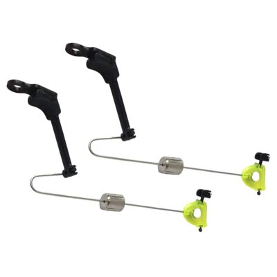 Carp fishing/angling bite indicators/swing arms 2 ,3 or 4 for carp fishing - Green - Pair (2)