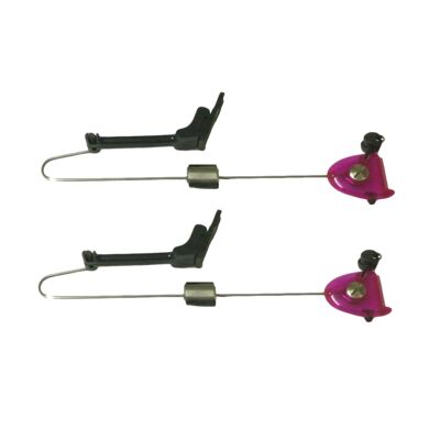 Carp fishing/angling bite indicators/swing arms 2 ,3 or 4 for carp fishing - Purple - Pair (2)