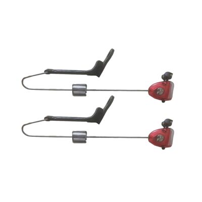 Carp fishing/angling bite indicators/swing arms 2 ,3 or 4 for carp fishing - Red - Pair (2)