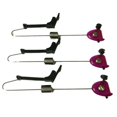 Carp fishing/angling bite indicators/swing arms 2 ,3 or 4 for carp fishing - Red/Blue/Green - Three (3)