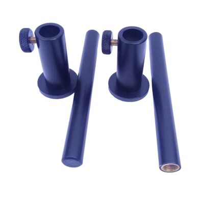 Black Aluminium Lightweight stage stands - Stage stand Inserts 3" 4" or 5 " - Pair of 3" Inserts