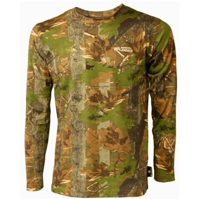 New GRUBBEE  CAMO or GREEN LONG SLEEVE T SHIRT HUNTING FISHING - Medium - Camo