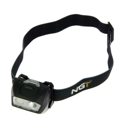 NGT Dynamic Carp Coarse Sea Fishing Powerful 200 Lumen CREE USB Rechargeable LED Bivvy Headlight Headlamp Flood Light