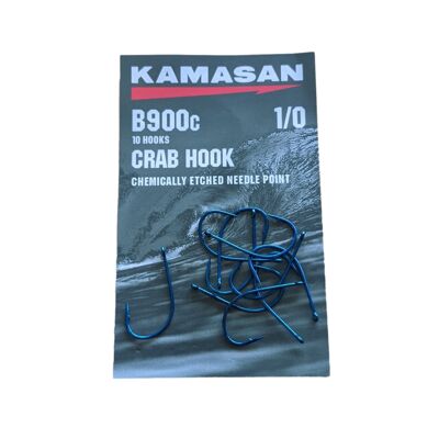 Kamasan Sea Crab Fishing Hooks B900C - Available In A Range Of Sizes - 1/0