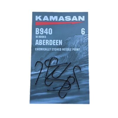 Kamasan Sea Aberdeen Hooks B940 - Available In A Range Of Sizes - 6 - 1