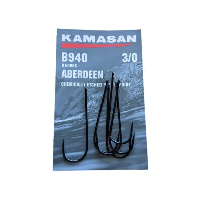 Kamasan Sea Aberdeen Hooks B940 - Available In A Range Of Sizes - 6 - 7