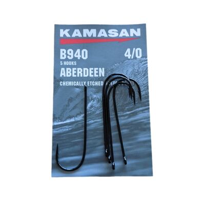 Kamasan Sea Aberdeen Hooks B940 - Available In A Range Of Sizes - 6 - 8