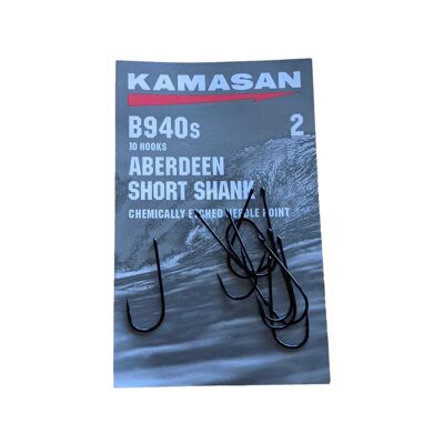 Kamasan 940S Sea Fishing Hooks Aberdeen Short Shank - Available In A Range Of Sizes - 2