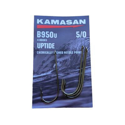 Kamasan B950U Sea Fishing Hooks Uptide - Available In A Range Of Sizes - 5/0