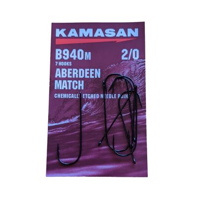 Kamasan B940M Sea Fishing Hooks Aberdeen Match - Available In A Range Of Sizes - 4 - 5