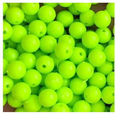 BZS 6mm fishing beads sea fishing rig making Beads (Bulk Pack of 1000) Multi Colour� - Green