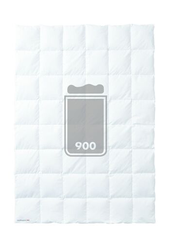 Couette Kauffmann 900 duvet moyen 135/200 340g 1