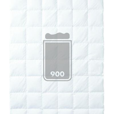 Couette Kauffmann 900 en duvet chaud 135/200 460g