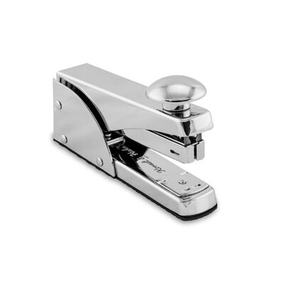 Hand stapler / stapler (up to 20 sheets), silver chrome