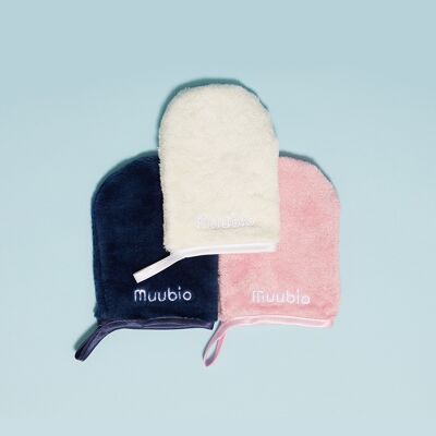 Make-up removing gloves | Set of 3 with Pouch